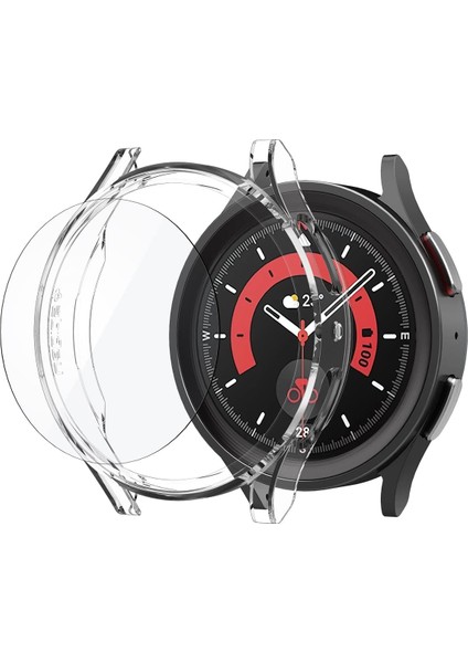 5 Pro (45MM) Kılıf Thin Fit Crystal Clear + Cam Ekran Glas.tr Slim Hd - ACS05400