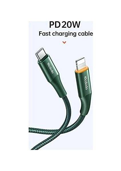 CA-9961 20W Type-C To Pd -Şarj Kablosu 1.2m Yeşil fiyatları