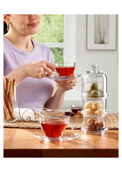 Penguen 6'li Fincan Seti, Sade, 230 Ml, 12 Parça fiyatları