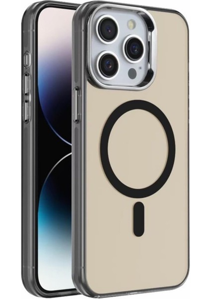 Kılıfı 16 Uyumlu Arkası Mat Silikon Kılıf Yükseltilmiş Lens Çerçeveli Telefon Kılıfı Drabeye Karşı Koruma Ultra Şık Siyah