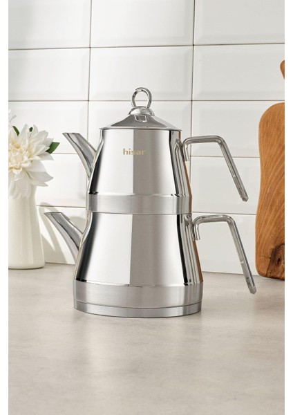 Orlando Çaydanlık Takımı - Paslanmaz Çelik Çaydanlık