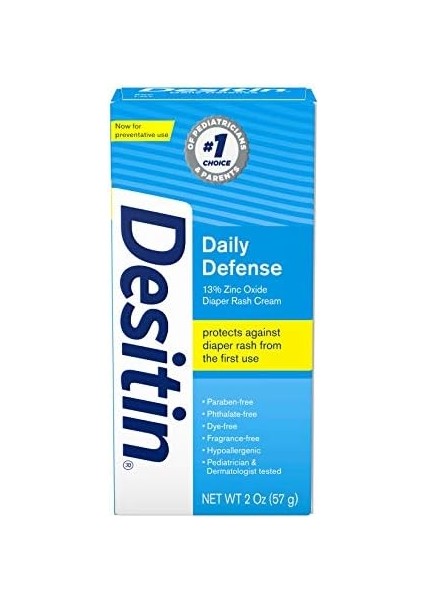 Desitin Daily Defense Bebek Pişik Kremi Çinko Oksitli, Pişik Tedavisi ve Önlenmesi Için, Seyahat Boyu, 2 Oz. fiyatları