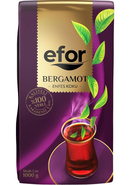 Efor Bergamot Enfes Koku Dökme Çay 1000 G fiyatları