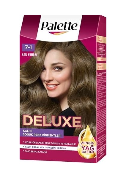 Palette Deluxe 7-1 Küllü Kumral Saç Boyası
