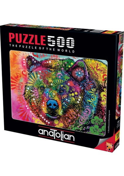 Puzzle - Sevimli Ayı / 500 Parça Puzzle, 3629