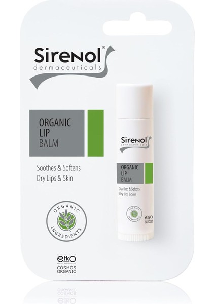 Sirenol Organik Dudak Balmı
