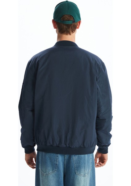 Yeni Sezon Standart Kalıp Kolej Yaka Erkek Bomber Mont indirimleri