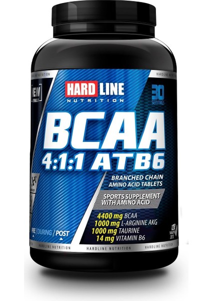 Hardline Bcaa 4:1:1 Atb6 120 Tablet modelleri