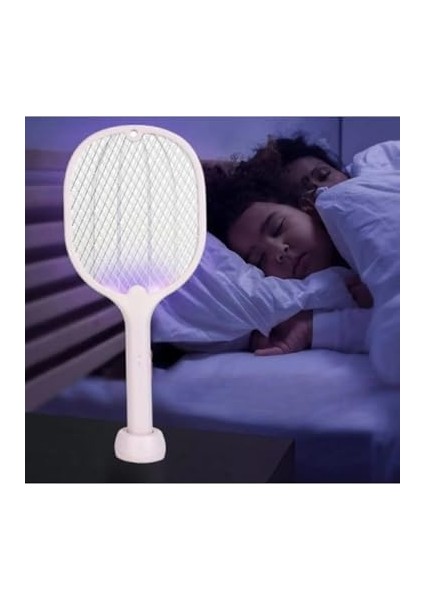 Sinek Raketi Sivrisinek Öldürücü Dik Durabilen Standlı 8 Pcs Uv Işıklı 1500 Mah 3000V Raket, Aç-Kapa Düğmeli Elektrikli Sarjlı Sinek Raketi, Güvenli Kullanım fiyatları