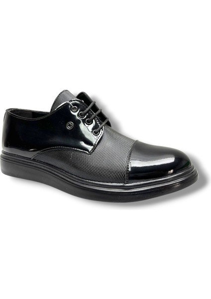 3325-26 Rugan Baskı Deri Anatomik Erkek Ayakkabı