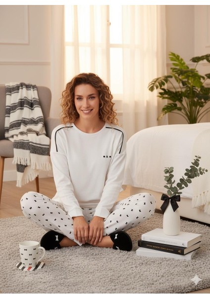 Wafflee Kumaş Kadın Pijama Takımı