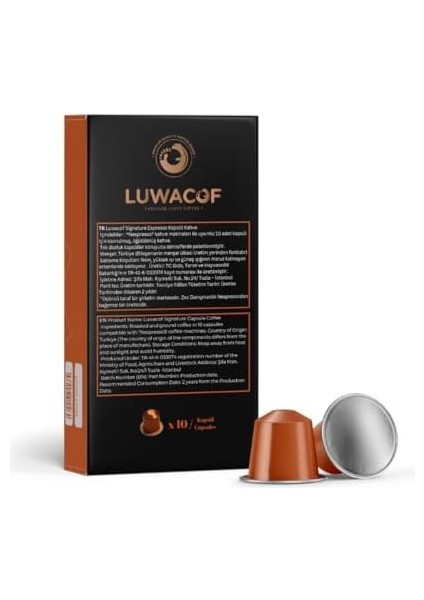 Luwacof Signature Kapsül Kahve 10'lu (Nespresso Uyumlu) fiyatları