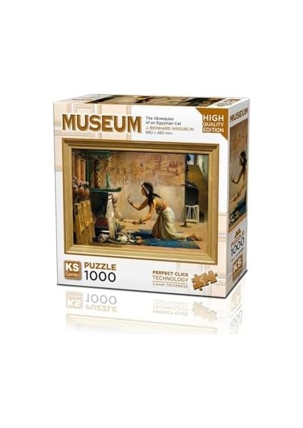 Games 20668 The Obsequies Of An Egyptian Cat 1000 Parça Puzzle -Ks Puzzle fiyatları