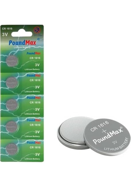 1616 DL1616 3V Lityum Düğmeli Piller (5'li Paket) fiyatları