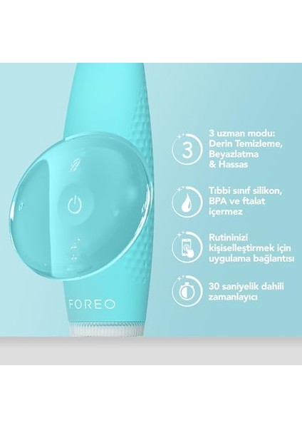 Foreo Issa 4 Elektrikli Diş Fırçası – 4’ü 1 Arada Şarj Edilebilir, Yumuşak Kıllar, Uzun Süreli Kullanım, Nazik Temizlik - Artic Blue fiyatları