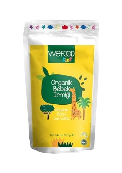 Wefood Kids Organik Bebek Irmiği 250G fiyatları