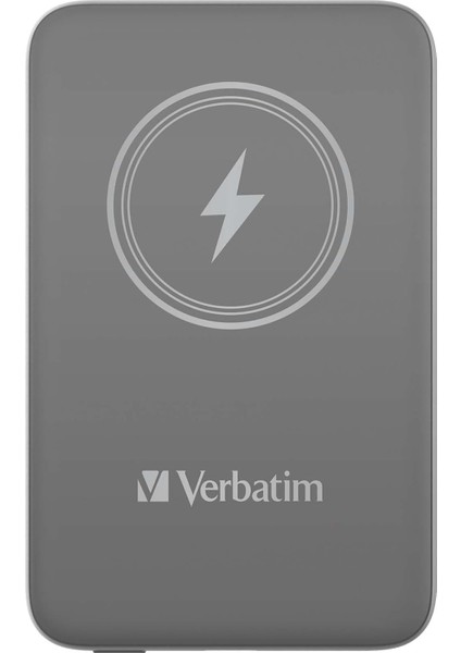 Manyetik Power Bank 10000 Mah, Kablosuz Şarj Cihazı 15 W, Usb-C ile 20 W Pd, Küçük ve Manyetik Powerbank 15, 14, 13, 12, Pro, Max,, iPad Için, Gri