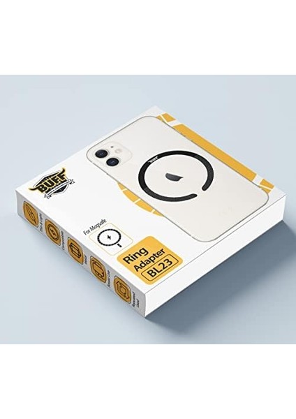BL23 Uyumlu Ring Adapter Metal Halka Plaka, Siyah fiyatları