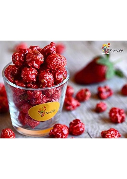 Doğal Çilek Parçacıklı Karamelli Patlamış Mısır / Popcorn 130 Gr. fiyatları