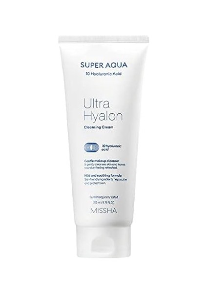 Mıssha 10 Farklı Hyalüronik Asit Içeren Makyaj Temizleme Kremi Super Aqua Ultra Hyalon Cleansing Cream modelleri