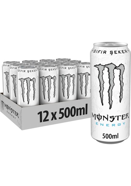 Monster Ultra Şekersiz Enerji Içeceği Kutu 12X500 ml fiyatları