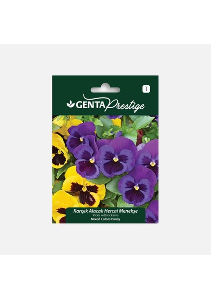 Prestige Karışık Alacalı Hercai Menekşe Çiçek Tohumu