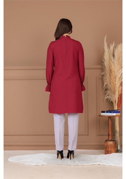 Asel Tesettür Takım Bordo ELB82 fırsatları