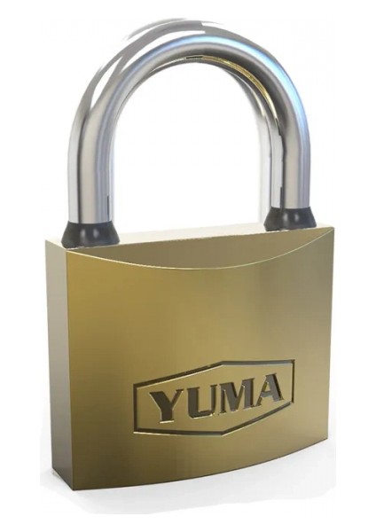 Eco Lounge Yuma Sarı Kaplama Döküm Kısa Asma Kilit 50MM