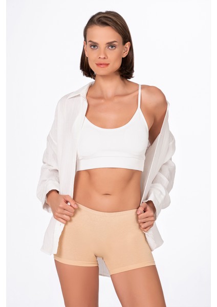 Kadın Likralı Süprem Boxer Ten | Kompedan K0412 fırsatları