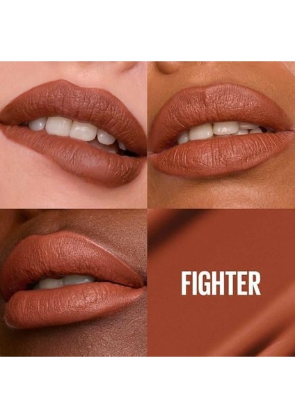 Maybelline New York Super Stay Matte Ink Likit Mat Ruj - 75 Fighter (Kahverengi) modelleri