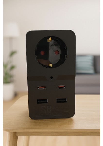 Wınnboss 3438 – Isıya Dayanıklı Termal Akım Korumalı Priz (4×usb + 1×power) modelleri