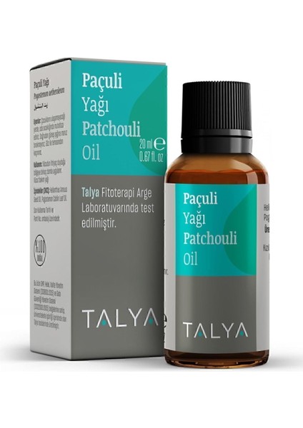 Talya Paçuli Yağı, Doğal, 20 ml