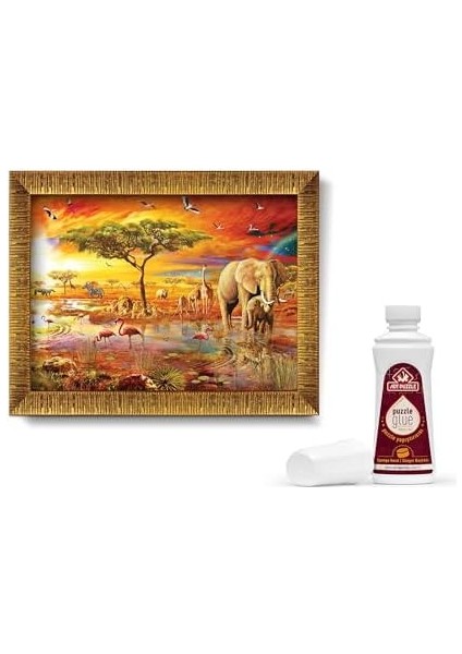 Puzzle Savana'nın Kralları 1000 Parça Çerçeveli Puzzle fiyatları