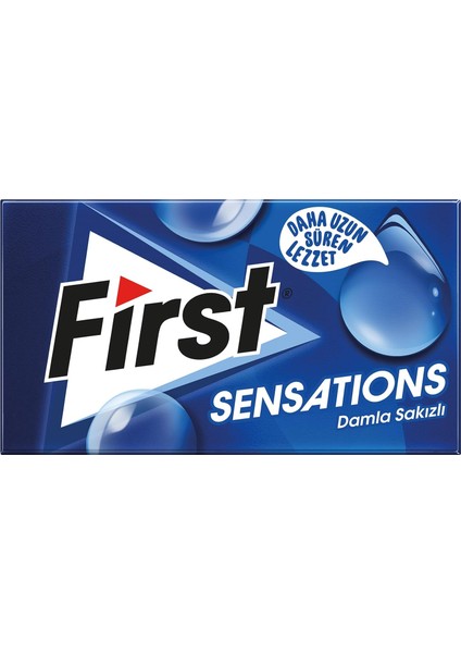 First Sensations Damla Sakızı Aromalı Sakız 27 gr - 240 Adet