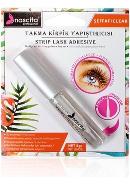 Nascita Takma Kirpik Yapıştırıcı (Şeffaf, 5 Gr)