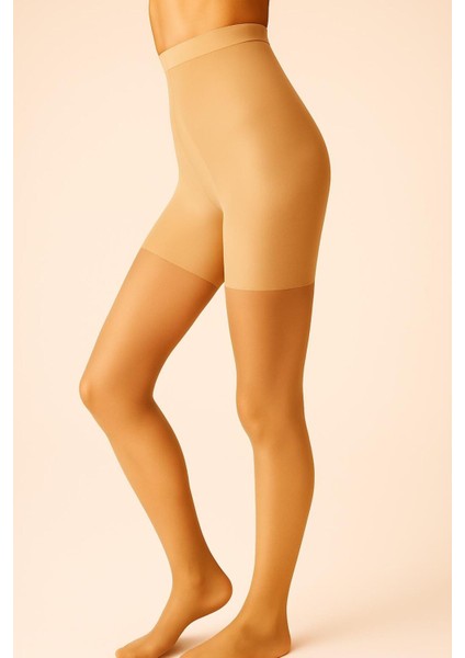 Karın & Basen Bronz Rengi Korse Etkili Kadın Külotlu Çorap Orta Kalın 40 Den Mat Body Form modelleri