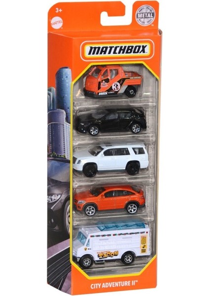 C1817 Matchbox™ 5'li Araba Seti / Asorti Seçilemez. Erkol Özel Kampanya Fiyatı modelleri