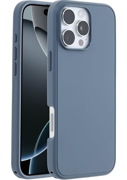 Symmetry Serisi Kılıf 16 Pro Max Uyumlu, Darbeye ve Düşmeye Karşı Kılıf,mavi