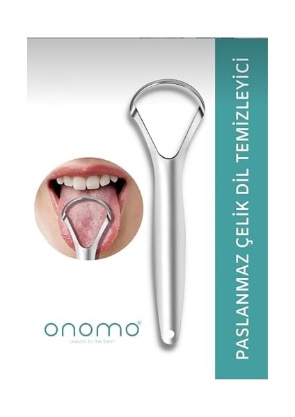 Onomo Paslanmaz Çelik Dil Temizleyici/dil Sıyırıcı modelleri