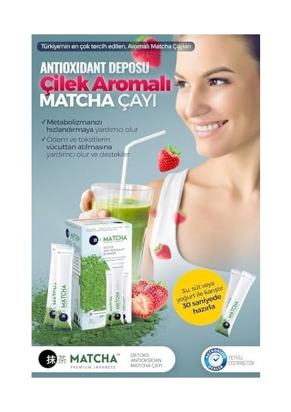 Matcha Premium Japanese Çilek 20 Adet fiyatları