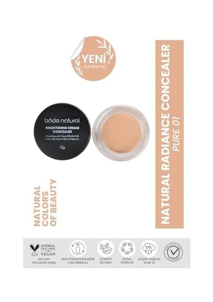 Bade Natural Natural Radiance Concealer Pure 01