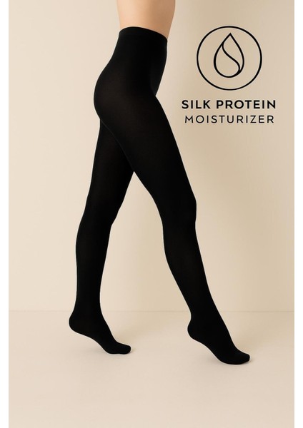 Ipek Proteinli Parfümlü 50 Den Siyah Külotlu Çorap – Ultra Yumuşak, Mat ve Konforlu Bel Lastikli modelleri