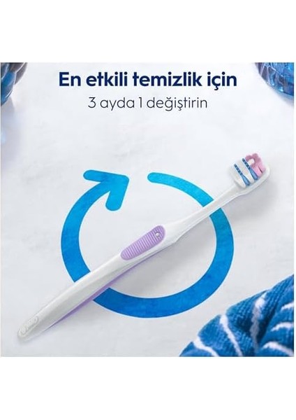 Oral-B Pro-Sensitive Advanced Hassas Temizlik Diş Fırçası, Ekstra Yumuşak, 2 Adet modelleri