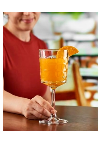 Estrella Şarap Kadehi 34 cc Damla Logo, PB-440457, Şeffaf modelleri