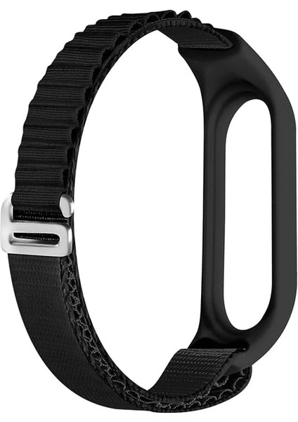 Mi Band 3/4/ 5/6 ve Band 7 ile Uyumlu Akıllı Bileklik Kaliteli Yedek Saat Kordonu Çift Katmanlı Kumaş