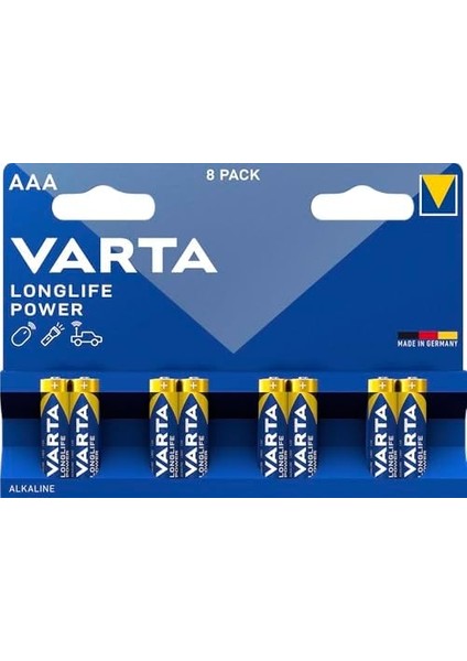Varta Longlife Power Aaa Alkalin 8'li Paket modelleri
