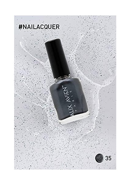 Sedefli Gri Oje 35 - Yüksek Pigmentli Uzun Süreli Kalıcılık Hızlı Kuruma - Nail Lacquer 35 fiyatları