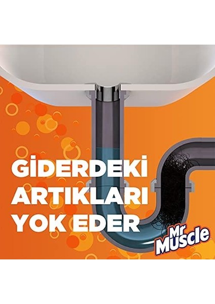 Mr Muscle Banyo Tüm Boru Tipleri Için Jel Lavabo Açıcı 1000 ml