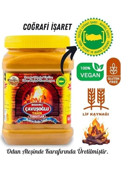 Odun Ateşinde Kepeksiz Bozkır Tahini 930G