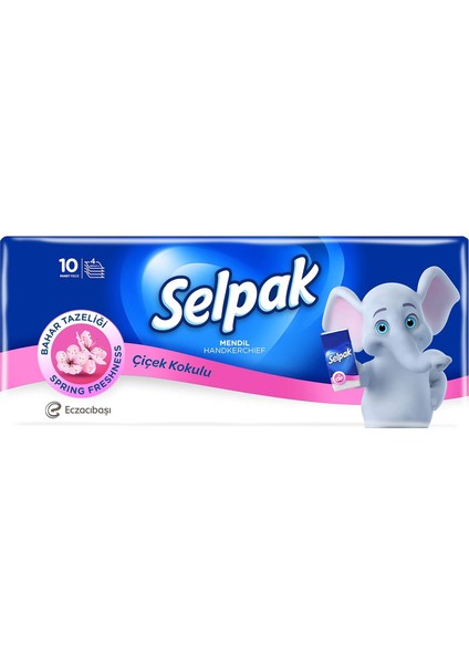 Selpak Bahar Parfümlü Mendil 10'lu Paket fiyatları